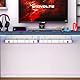 Kabelkanal Schreibtisch fürs Kabel Management - 2er Set Edelstahl Kabel Organizer Schreibtisch - Inkl. Zubehör - Kabelmanagement Schreibtisch - Cable Organizer Desk, White