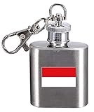 Flachmann Schlüsselanhänger Gravur Salzburg Flagge