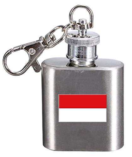 Flachmann Schlüsselanhänger Gravur Salzburg Flagge