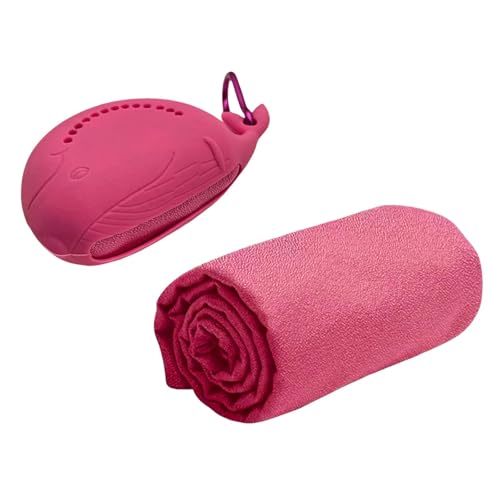 YueShengYCHUANG Microfiber Cooling Sports Towel, 30 X 80 Cm, Soft and Breathable, Ideal for Sports and Training, Red