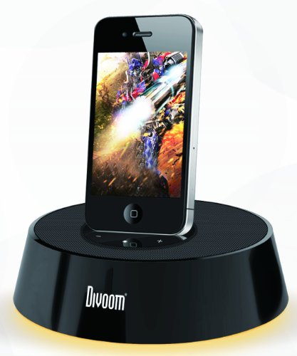 Divoom IBASE-1B Station d'accueil portable pour iPhone/iPod/iPad-2 avec Gestion de bass + APPLE Certifié