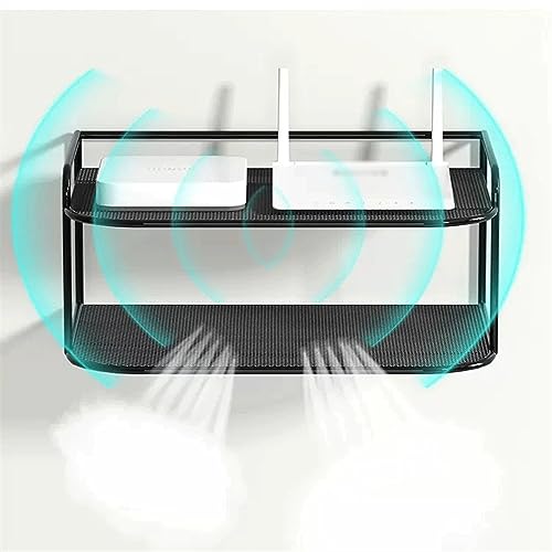 Étagère flottante sans perçage double niveau noire 80 cm pour douche et décoration - 4