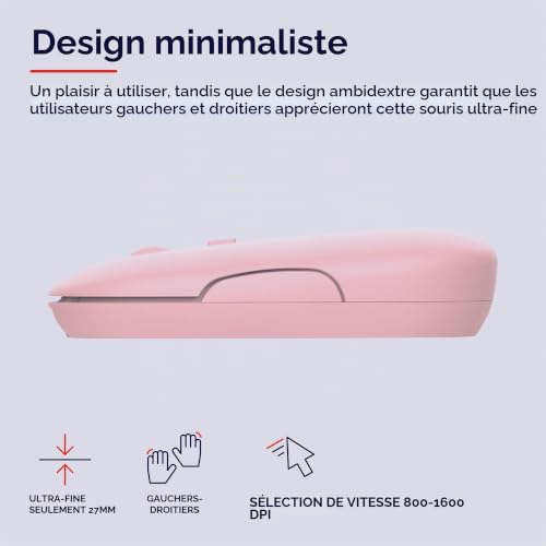 Souris Sans Fil Trust 24125 – Rechargeable, Bluetooth, 1600 DPI - vue 6