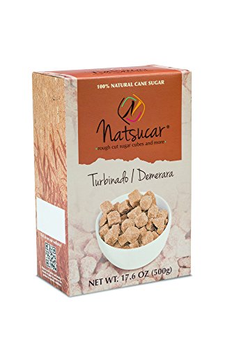 Natsucar Rough Cut Demerara Sugar Cubes (Pack of 2-1000g)