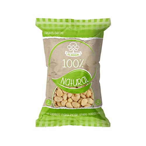El Nogal Frutos Secos Almendra Repelada Cruda, 100% Naturales, Bolsa 50 G
