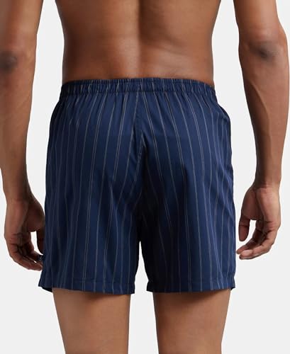 Image of Jockey 8222 Men's Super Combed Mercerized Cotton Woven Printed Inner Boxers with Ultrasoft and Durable Inner Waistband (Pack of 2)