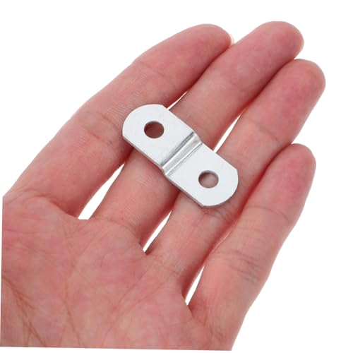 Image of jojofuny 20pcs Iron Photo Frame Bracket with Screws Versatile Hanging Hardware for Easy Installation for Home Decor and Commercial Displays Compatible with Various Frame
