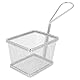 Garcia de Pou 6 Einheit Mini Fryer 1 Portion Box, Edelstahl, silber, 30 x 30 x 30 cm