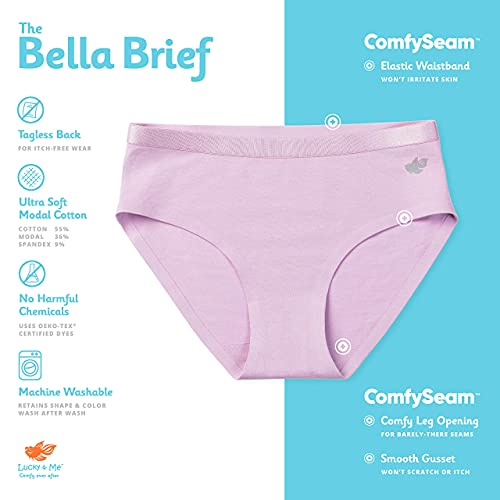 Lucky & Me | Bella Briefs | Girls Soft Cotton Tagless Underwear2
