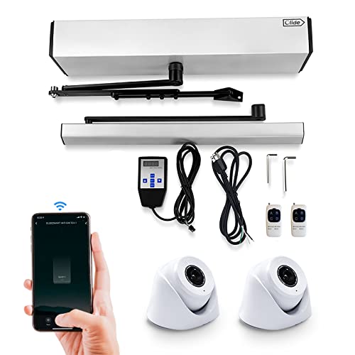 Olideauto Auto Door Opener Phone APP Control Door Opener,Touch Free Motion Sensor Open Door with Two...