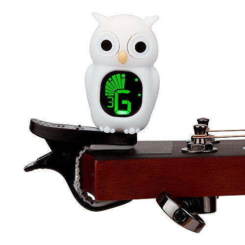 Cute Cartoon Viola Violin Tuner, White