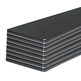 SALUINOKI 8pcs 1095 Steel Flat Stock for Knife Making (12x1.5x0.12 inch) High Carbon Steel Blank Bar Forge Steel for Blacksmithing Forging