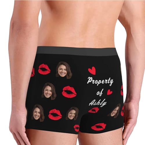 Custom Boxers for Men, Personalized Underwear with Photo and Your Name for Boyfriend Husband3