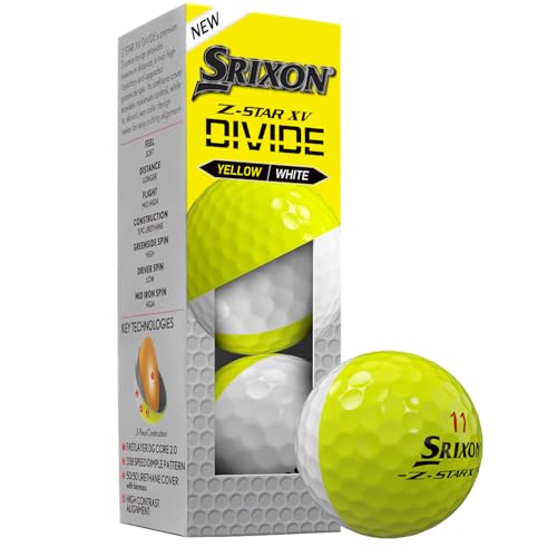 Srixon Z-Star XV Divide Golf Balls - Premium Performance