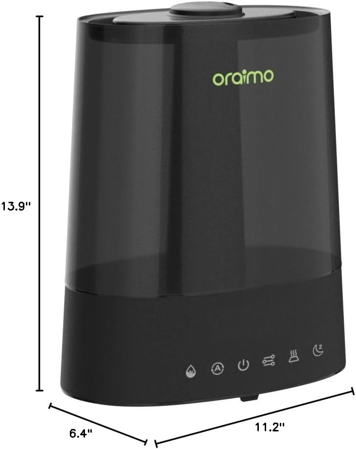Dimensions of the Oraimo OHM-H01 Humidifier