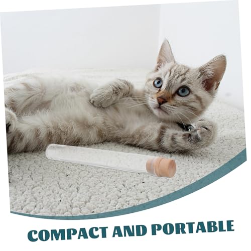 Contenedor para Bigotes de Gato y Pelos de Mascotas en acrílico y madera 3