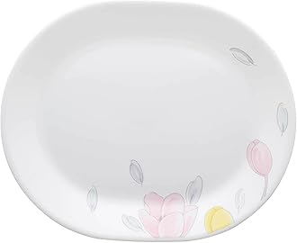Corelle Livingware Plus Elegance 31 cm Oval Serving Platter Pack of 1