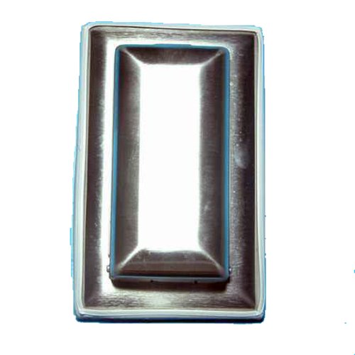 Marinco 7879CR Marine Stainless Steel Waterproof Electrical Cover with Lift Lid (Fits 54700CR, 5262CRR, and 5739CR Duplex Receptacles) Cover