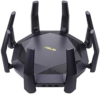 ASUS RT-AX89X 12-Stream AX6000 Dual Band Wi-Fi 6 802.11ax Router supporting MU-MIMO and OFDMA Technology, with AiProtection Pro Network Security Powered by Trend Micro and Adaptive QoS, Dual 10G Ports