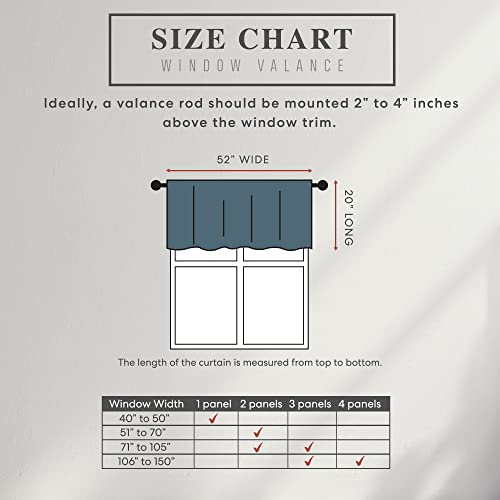 Regal Home Collections AKAR601.RHC.5220.GRY Karter Scalloped Valance With Crystal Beads - Beaded Valance thumb #5