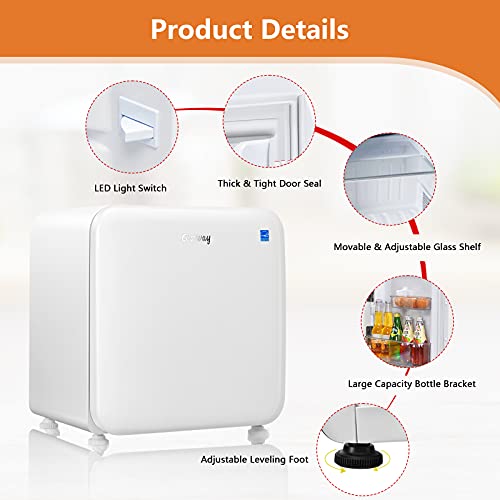 Costway EP24436US-IV Compact Refrigerator thumb #6