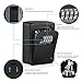 Key Lock Box Wall Mounted,4 Digit Combination Weatherproof Lockbox for Outside House,5 Keys Large Capacity Lockbox,Key Safe Security Storage Lock Box with Resettable Code for Indoor Outdoor Garage