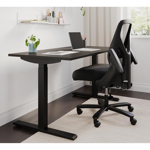 Image of Realspace Magellan Performance Electric 60 inchW Height-Adjustable Standing Desk, Espresso, BIFMA Compliant