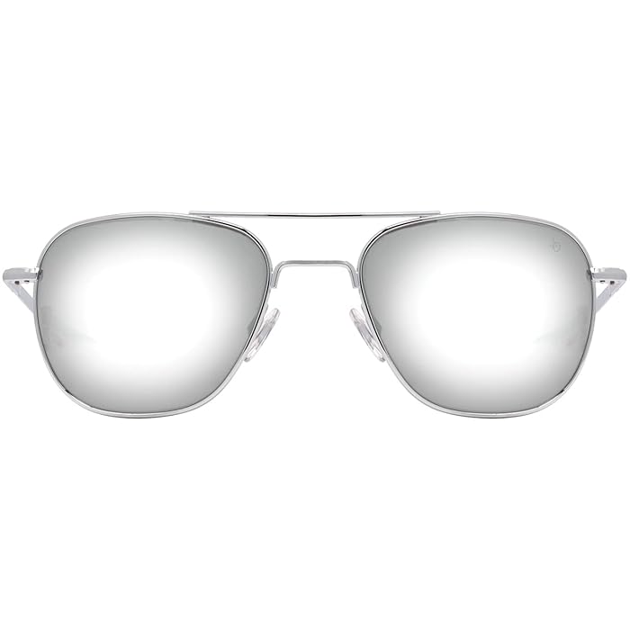 Buy Original Pilot Sunglasses SkyMaster Mirrored Glass Lenses Temple Online at