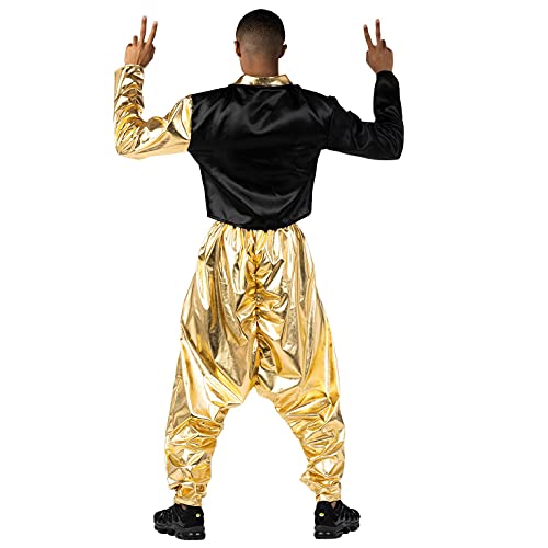 Morph Mc Hammer Costume Men, Mc Hammer Pants, Halloween Costumes For Men, Halloween Costumes For Adults, Multicolored, Medium