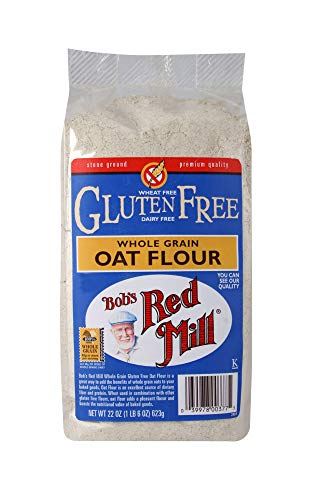 Bob's Red Mill Gluten Free Oat Flour, 22-ounce (Pack of 4)