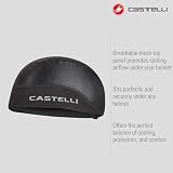 CASTELLI Unisex Summer Skull Cap, Helmet Compatible Performance Cycling Hat - Black - OneSize