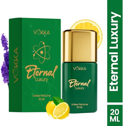 Image of Vokka Eternal Luxury Long Lasting Unisex Perfume 20ml | Eau de Parfum | Perfume for Man & Woman | Premium Fragrance Pocket Perfumes | Gifts for Him & Her | Lavender, Mint & Woody Notes