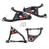 Tubular Upper and Lower Control Arms Replacement for Camaro Firebird 1967-1969, Chevy Nova 1968-1974, Pontiac Ventura 1971-1974, Buick Apollo/Oldsmobile Omega 1973-1974