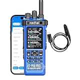 Radtel RT-950 PRO Amateurfunkgerät GPS/APRS, 10W Walkie-Talkie mit großer Reichweite, Handfunkgerät, SW/MW/LW RX, Bluetooth-App-Programmierung (mit Programmierkabel)