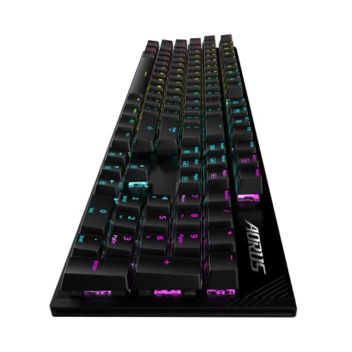 Clavier Gamer mécanique Cherry MX Gigabyte Aorus K1 RGB Neuf - vue 8