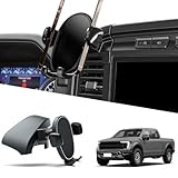 Phone Holder for F150 (2021-2024 2025, 14th Gen), Dash Phone Mount for Truck, 360° Mobile Holder, Hands Free Automobile Cradlest for iPhone, Samsung & Android, Car Gadgets & Accessories for Ford F-150