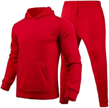 Generisch Trainingspak voor heren, joggingpak, zomer, sportpak voor mannen en vrouwen, en winter, vrijetijdshoodie, broek met kwastjes, sportpak met capuchon, zwart, XXL