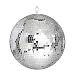 Alytimes Mirror Disco Ball - 8-Inch Cool and Fun Silver Hanging Party Disco Ball -Big Party Decorations, Party Design