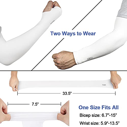 Beister 3 Pairs Sun Uv Protection Cooling Arm Cover Sleeves For Women Men #TOP3