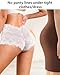 QOVOQ Sexy Lace High Waisted Underwear for Womens Panties Lightweight Breathable Comfy Ladies Briefs 6 Pack L