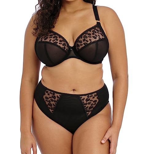 Amazon.ca: Elomi Women's Namrah Underwire Plunge Bra, Jet, 36FF