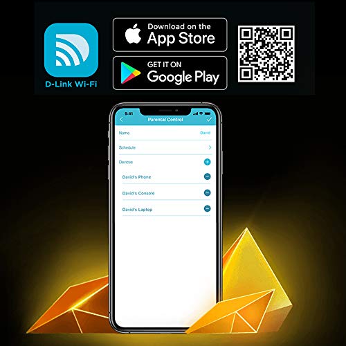 D-Link Wifi 6 Router Ax4800 Mu-Mimo Voice Control Compatible With Alexa & Google Assistant, Dual Band Gigabit Gaming Internet Network (Dir-X4860-Us) #TOP7