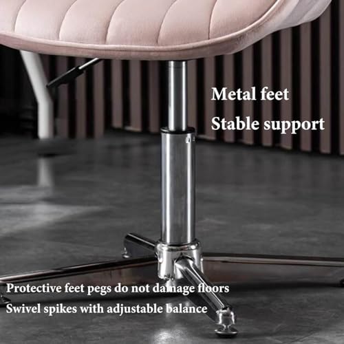 Chaise de vanité pivotante moderne Leomix pour bureau à la maison ou coiffeuse - 5