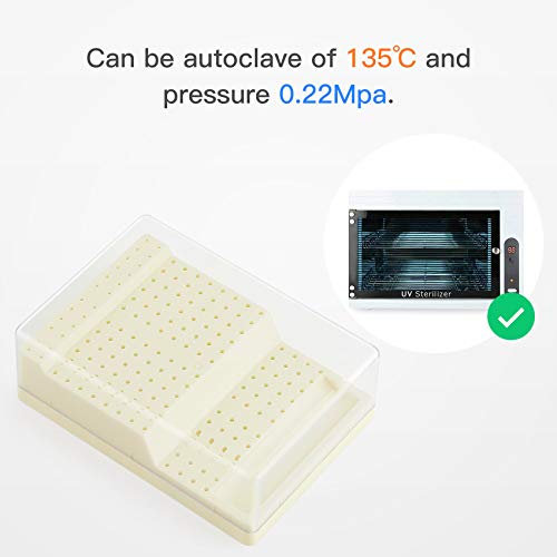 Annhua BUR HOLDER-168 Holes Dental Bur Holder Box With Cover And Drawer, Burs Block Station Organizer Case thumb #4
