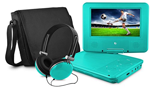 Ematic Portable DVD Player - 7-Inch High Resolution LCD Display, ON-The-GO Movies, Music