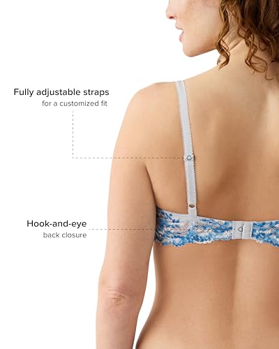 Image of Wacoal Womens Embrace Lace Lightly Padded Underwire Mid Coverage T-Shirt Bra, 853191