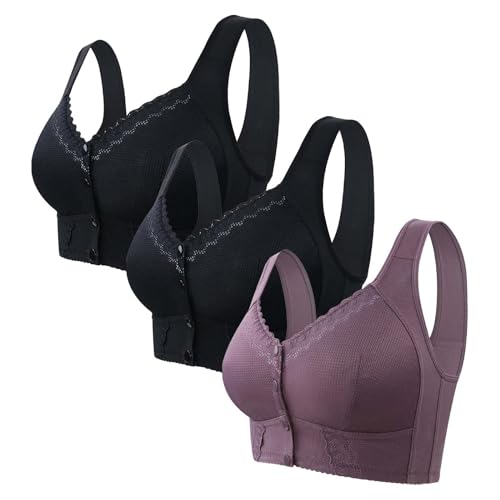 Qixiu Sujetador sin Aros, Sujetador Algodon sin Aros, Deporte Mujer, brasieres de Mujer, Sujetadores de Algodon, Bralette, Sujetadores reductores, Bralette, Push up, Push up