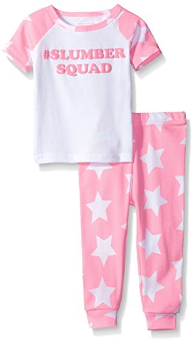 The Children's Place Baby-Girls' Sweet Li'l Short Sleeve and Pant Pajama Set