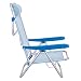 LOLAhome Silla de Playa Baja con cojín de 4 Posiciones de Aluminio...
