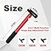 Xanadued Door Hinge Adjustment Tool Hinge Pin Removal Tool, Knuckle Bender for Hinges, 4-in-1 Professional Door Hinge Adjustment Tool Set, Hinge Adjustment Tool Residential